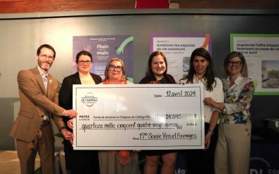 15 000 $ remis au Fonds de donation Le Chapeau 