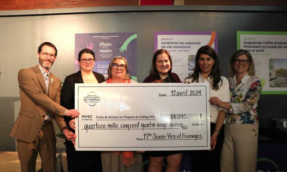 15 000 $ remis au Fonds de donation Le Chapeau 