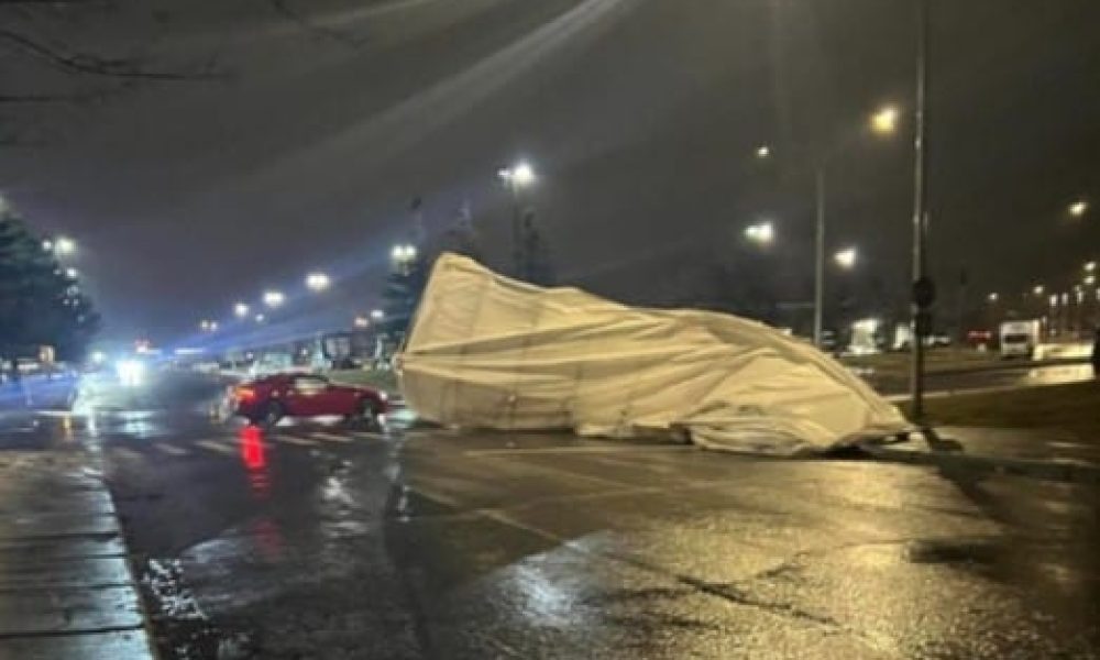 Vents violents, refroidissement et pannes de courant