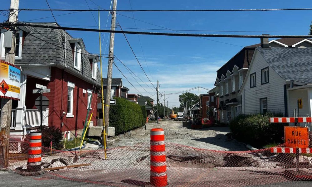 Travaux de reconstruction des infrastructures à Varennes